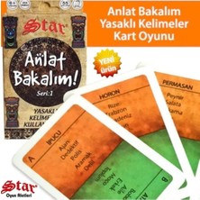 Tabu Kartları Anlat Bakalım Kelime Oyunu (Yaş 6+) Yasaklı Kelimeler Kart Oyunu Stoktan Gnsrkfaz3