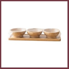 Storeşahin 3'li Bambu Sosluk Kase Seti SHN0720