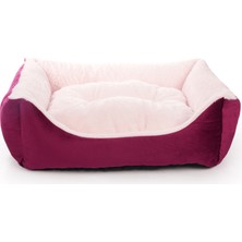 Pugalo Nimbus Ultra Yumuşak Peluş Kedi ve Köpek Yatağı, Dolgulu Minder