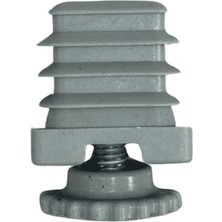 CATEKSSS 30X30 mm Kademeli Gizli Ayarlı Prfl Pabucu RAL7035 - 4’lü Paket
