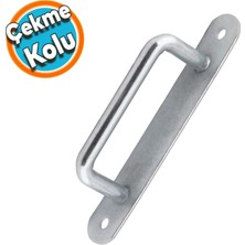 El Tutamağı Çekme Kolu Kapı Kolu Tutma Kulbu 18,5 cm Krom Metal Kulp Kapı Tutamağı