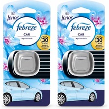 Febreze Car Lenor Aprilfrisch Havalandırma Klipsi Araba Kokusu 2x2 ml (2’li Paket)