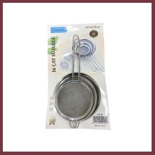 Storeşahin 3'li Metal Süzgeç 14-16-18 cm SHN0720