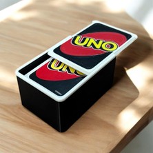 Classic Uno Kutusu - Plastik Uno Kutusu - Kart Oyunları Kutusu