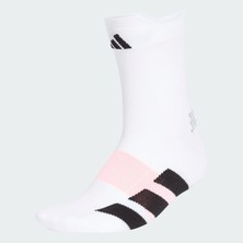 Adidas Running Adizero Quarter Unisex Uzun Çorap - Beyaz