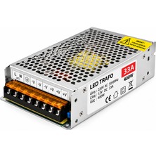 K2 12V 33A 400W Şerit LED Trafosu – Metal Kasa Adaptör