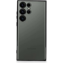 Samsung Galaxy S23 Ultra Kılıf Razer Lensli Silikon - Siyah