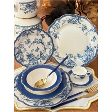 MD Mimoza Dekor Yemek Takımı Blue Life 36 Parça 6 Kişilik