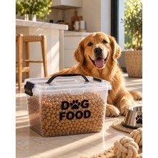 Deembro 6 kg Köpek Mama Saklama Kabı Mama Saklama Kabı Köpek Maması Saklama Kabı Mama Saklama Kutusu büyük boy