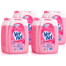 Vernel Çamaşır Yumuşatıcı 5 Lt Gülün Büyüsü 4 Lü (20 Litre)