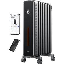 DREO 621S 2000W Akıllı Yağlı Radyatör, 21 Kanatlı, Wi-Fi, Kumanda, 3 Kademe, Sessiz ve Devrilme Emniyetli