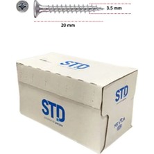 CATEKSSS 3,5X20 Std Sunta Vidası (1000 Adet) - 58’li Paket