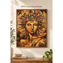 Farbu Oyuncak 1000 Parça Gizemli Kadın Temalı Sanatsal 68 x 48 cm Eğlenceli Yüksek Parça Kaliteli Puzzle