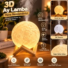 Ebuu Concept 3D Ay Lamba Hava Nemlendirici