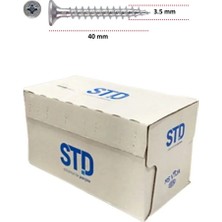 CATEKSSS 3,5X40 Std Sunta Vidası (500 Adet) - 24’lü Paket