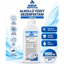 Aqua Septica Alkollü Yüzey Dezenfektanı 1000 ml – Hijyenik Temizlik, Hızlı Kuruma, Pratik Kullanım 12 Adet