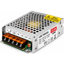 Helios 12V 12,5A 150W Şerit LED Trafosu – Slim Metal Kasa Adaptör