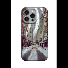 Apple iPhone 14 Pro Kılıf Crew Desenli Kapak - Galata Kulesi