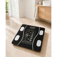 Nemere Akıllı Cam Tartı Bluetooth Destekli 180 kg Kapasiteli Uczzbaskulsıyah-5