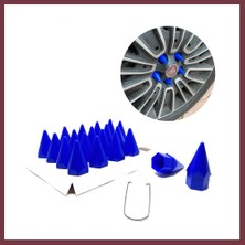 Storeşahin Sivri Bijon Kapağı Sökme Aparatlı Mavi 17MM SHN0720