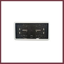 Storeşahin Çerçeveli Dikdörtgen Plakalık Plaka Altlığı Beyaz 32X17CM 1 Adet SHN0720
