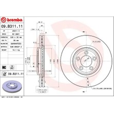 Brembo Fren Diski On Jaguar Xf 1 X250 Xj X350 X358 Xk 2 X150