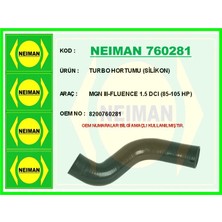 Bescher Turbo Hortumu Metal Boru Hariç Renault Megane 3 2009 Fluence 2009 1.5 Dcı 1985 SONRASI105 Hp