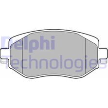Delphi Ön Fren Balatası Renault Megane 4 2015 Tüm Motor Tipleri G:129MM Y:58.4 mm K:18MM