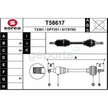 Bms Aks Komple Opel Insignia B 2017 1.6 Cdtı - 1.5 T 630MM Sol On (Veka)