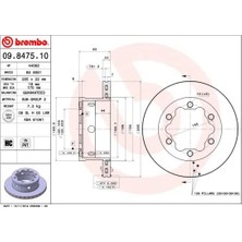 Brembo Fren Diski Arka Mercedes Sprınter B901>B904 . Vw Lt 28-35-46 Cift Teker