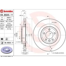 Brembo Fren Diski Arka Land Rover Discovery L462 Range Rover L405 L494