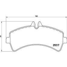 Brembo Fren Balatası Arka Mercedes Sprınter B906 . Vw Crafter 30-35-50 Cift Teker