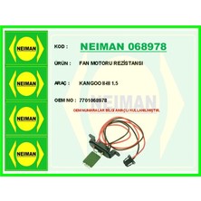 Bescher Fan Motoru Rezistansı Kangoo 2 - 3 1.5