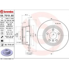Brembo Fren Diski Arka Bmw X5 E53 (2 Adet)