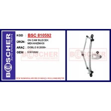 Bescher Ön Cam Silecek Mekanızması Fiat Doblo 3 2010 Motorsuz