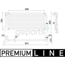 Behr Su Radyatoru 2 F45-F46-X1 F49 Mini F54-F55-F57 2014