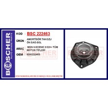 Bescher Amortisör Takozu Ön Sağ - Sol Megane 2 2002 Scenic 2 2002 Tüm Motor Tipleri