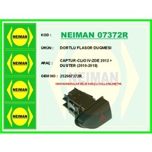 Bescher Dortlu Flasor Dugmesi Captur - Clio 4 - Zoe 2012 Duster 2010-2018