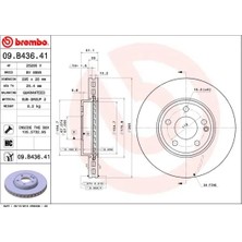 Brembo Fren Diski On Mercedes W176 W246 C117 X117 X156 (2 Adet)