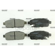 Maher Fren Balata CRUZE 2009-2014 ASTRA - J 2009-2015 Disk Arka