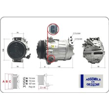 Gua Klima Kompresörü Fiat Ducato 2006-2019 2.3d Mtj