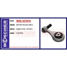 Bescher Motor Takozu Arka Doblo 2 2009 1.3d Mtj