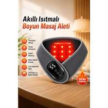 Tr Auhma AMG41 Isı Teknolojili Boyun Masaj Aleti Terapi 5 Kademeli Termal Sıcak Kompres Kablosuz Masaj Cihazı