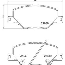 Brembo Ön Fren Balatası Insignia B 2017 16 Inç Jant