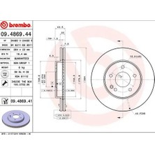 Brembo Fren Diski On Mercedes C - Class W202 S202 (2 Adet)