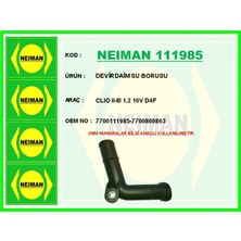 Bescher Devirdaim Su Borusu Clio 2 - 3 - 4 Symbol 2 2008-2014 Sandero 2 2012 Logan 2 2012 1.2 16V D4F