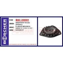Bescher Amortisör Takozu Sağ / Sol Renault Fluence 2009 Megane 3 2009 Scenic 3 2009 1.5dci 1.6 16V (2 Adet)