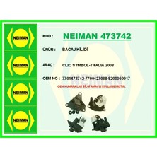 Bescher Bagaj Kilidi Renault Clio Symbol 2001-2008 Symbol 2008 Clio 2 1998-2005 Motorsuz