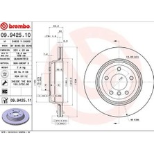 Brembo Fren Diski Arka Bmw E60 E61 E63 E64 (2 Adet)