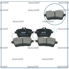 Maher Fren Balata Mercedes 2004-2012 W169 A Seri / Mercedes 2005-2011 W245 B Seri Ön